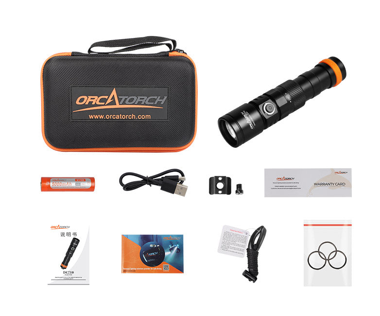 Orcatorch DC710 Dive Lamp