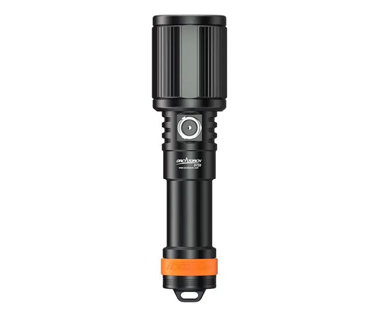OrcaTorch D720 Long Beam Dive Light