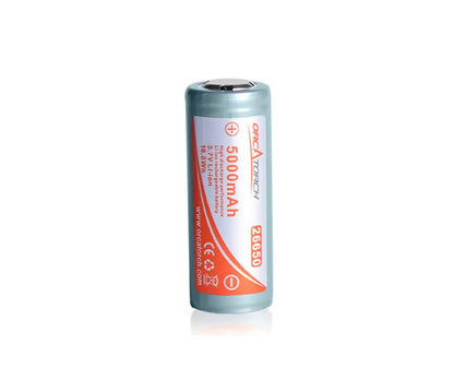 OrcaTorch 26650 Rechargeable Battery - 5000mAh