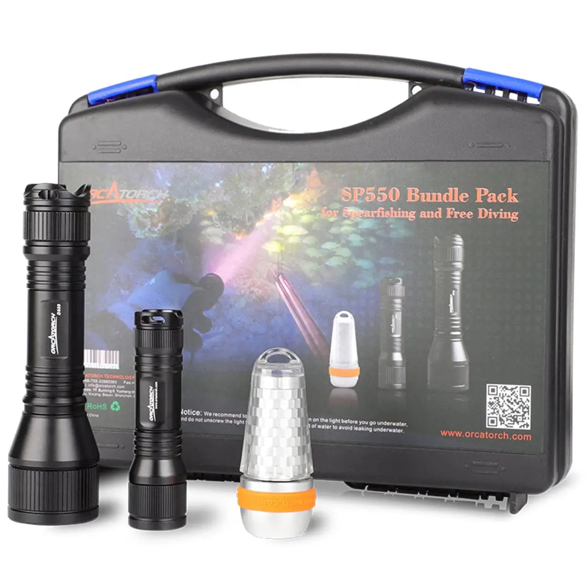 Orcatorch SP550 Spearfishing & Freediving Bundle Pack