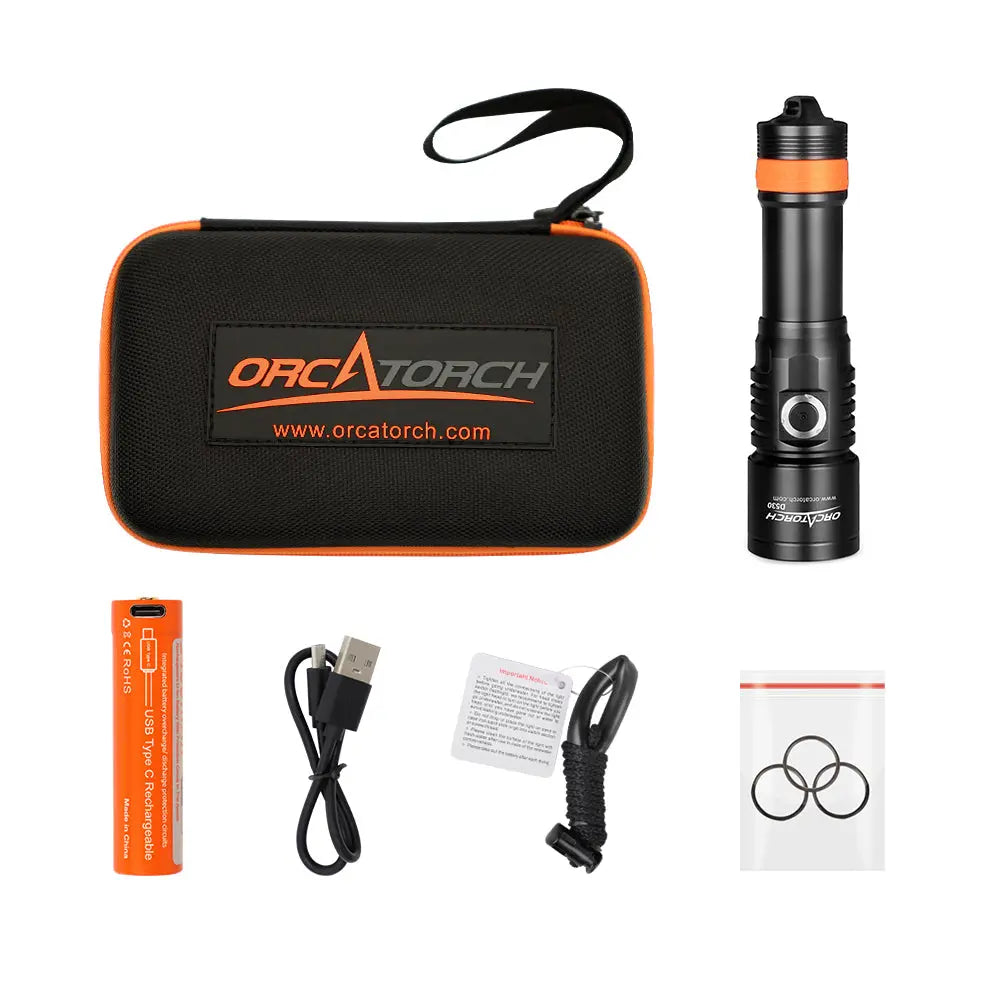 Orcatorch D530 Dive Lamp Pack