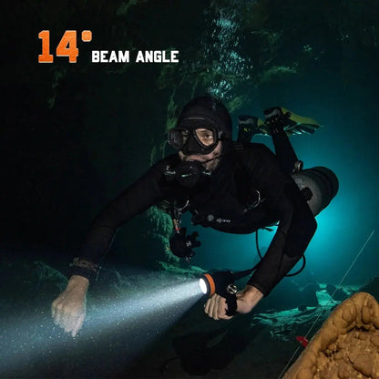 OrcaTorch D620 V2.0 2700 Lumens Primary Canister Dive Light