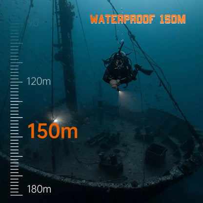 OrcaTorch D710V Diving Flashlight