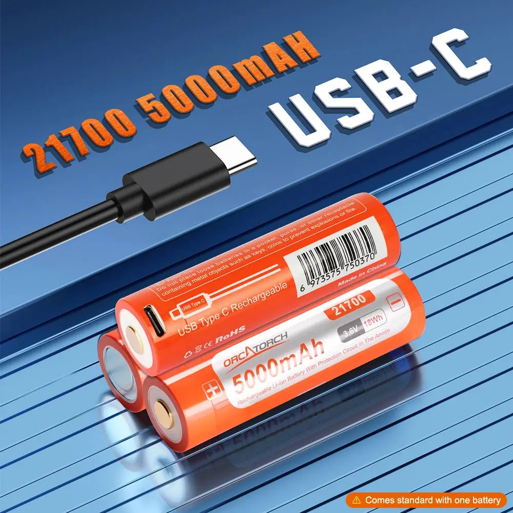 OrcaTorch D710V Diving Flashlight