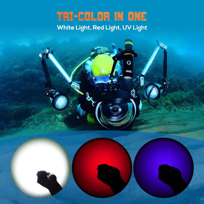 OrcaTorch D710V Diving Flashlight