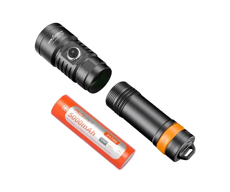 OrcaTorch D710V Diving Flashlight