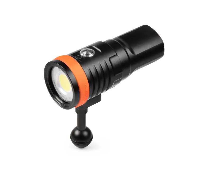 OrcaTorch D910V 5000 Lumens High CRI Neutral White Video Light for Underwater Photography