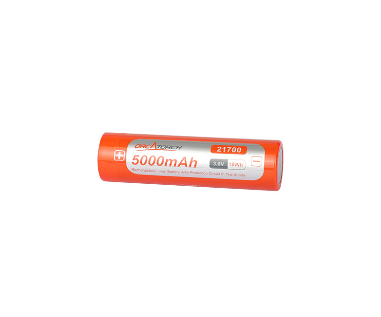 Orcatorch 21700 USB Type-C Battery｜5000mah