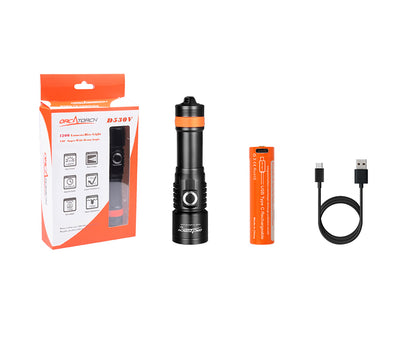 Orcatorch D530V Dive Lamp｜Macro Shooting